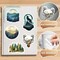 102 Pcs Forest Stickers, Adventure Outdoor Aesthetic Vinyl Waterproof Decals for Boys Girls Teens, Nature Theme Stickers for Water Bottles, Laptop & Party Supplies